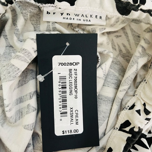 Bryn Walker NWT Oasis Floral Print Basic Jersey Crop Pull-On Leggings XXS - Picture 6 of 7